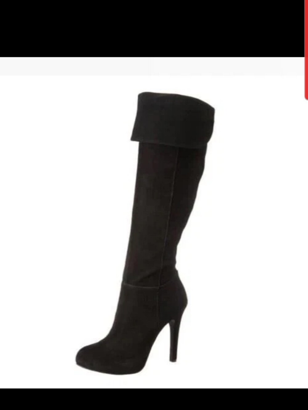 Jessica Simpson Audrey Black Over-the-Knee Stiletto Boots Size 9